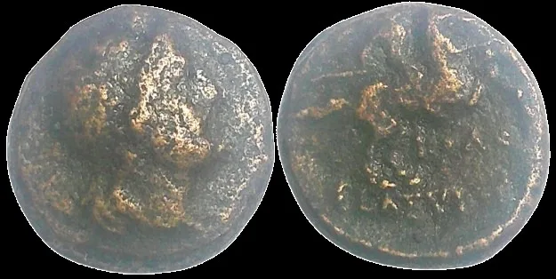 Ionia, Kolophon, magistrate name ΘΡΑΣΥΚΛΗΣ (Thrasykles) 330–285 BC, AE 12.5mm 2.40gm chalkous