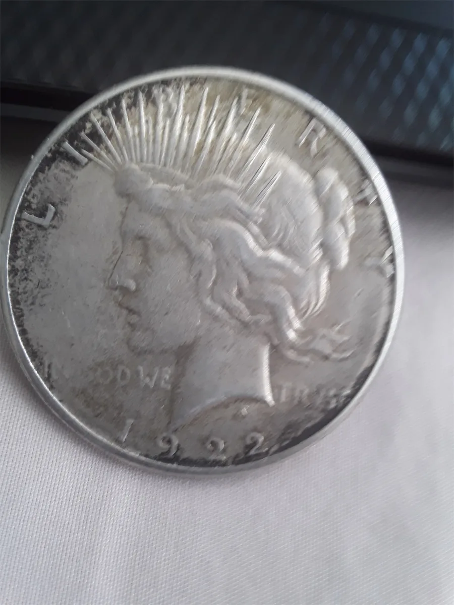 1922 S peace silver dollar