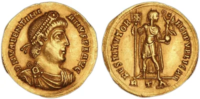 VALENTINIAN I. 364–375 AD. AV Solidus