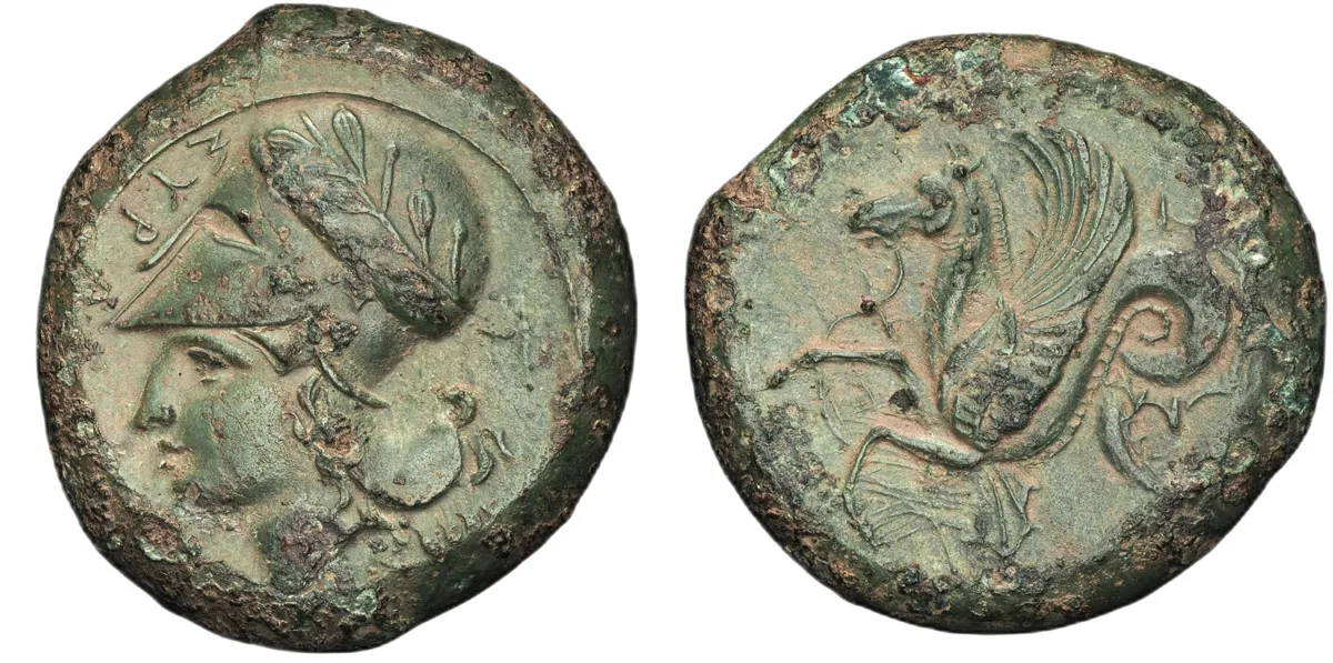 Sicily, Syracuse. Circa 375-345 BC. Litra