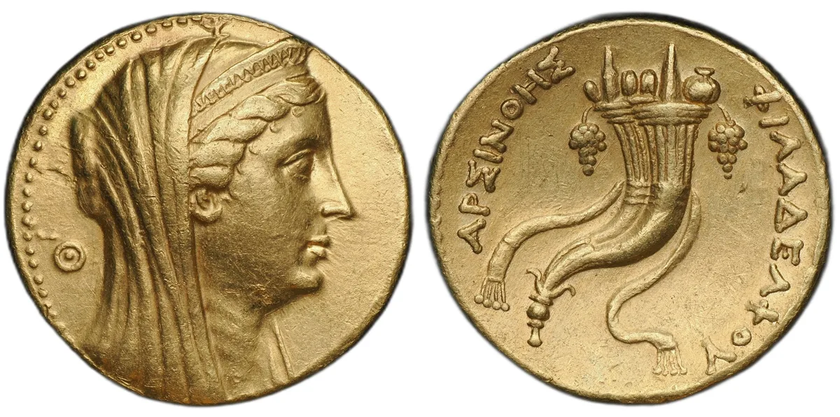 Ptolemaic Kingdom. Ptolemy II Philadelphos, 285–246 BC. AV Octodrachm