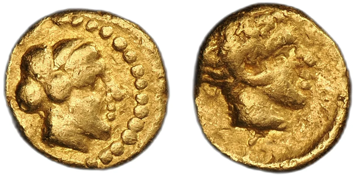 Magas, King of Cyrene, 282-250 BC, 1/10 Stater