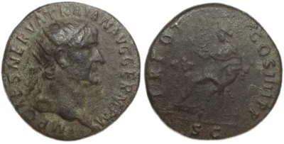 Trajan (98-117), Dupondius, Rome, AD 100; Æ