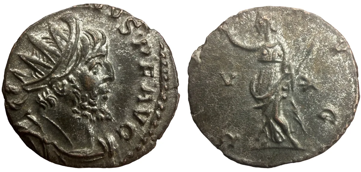 Victorinus. AD 268-271. BI Antoninianus.