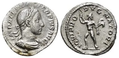 Severus Alexander Silver Denarius RIC IV Severus Alexander # 235 - VF/XF