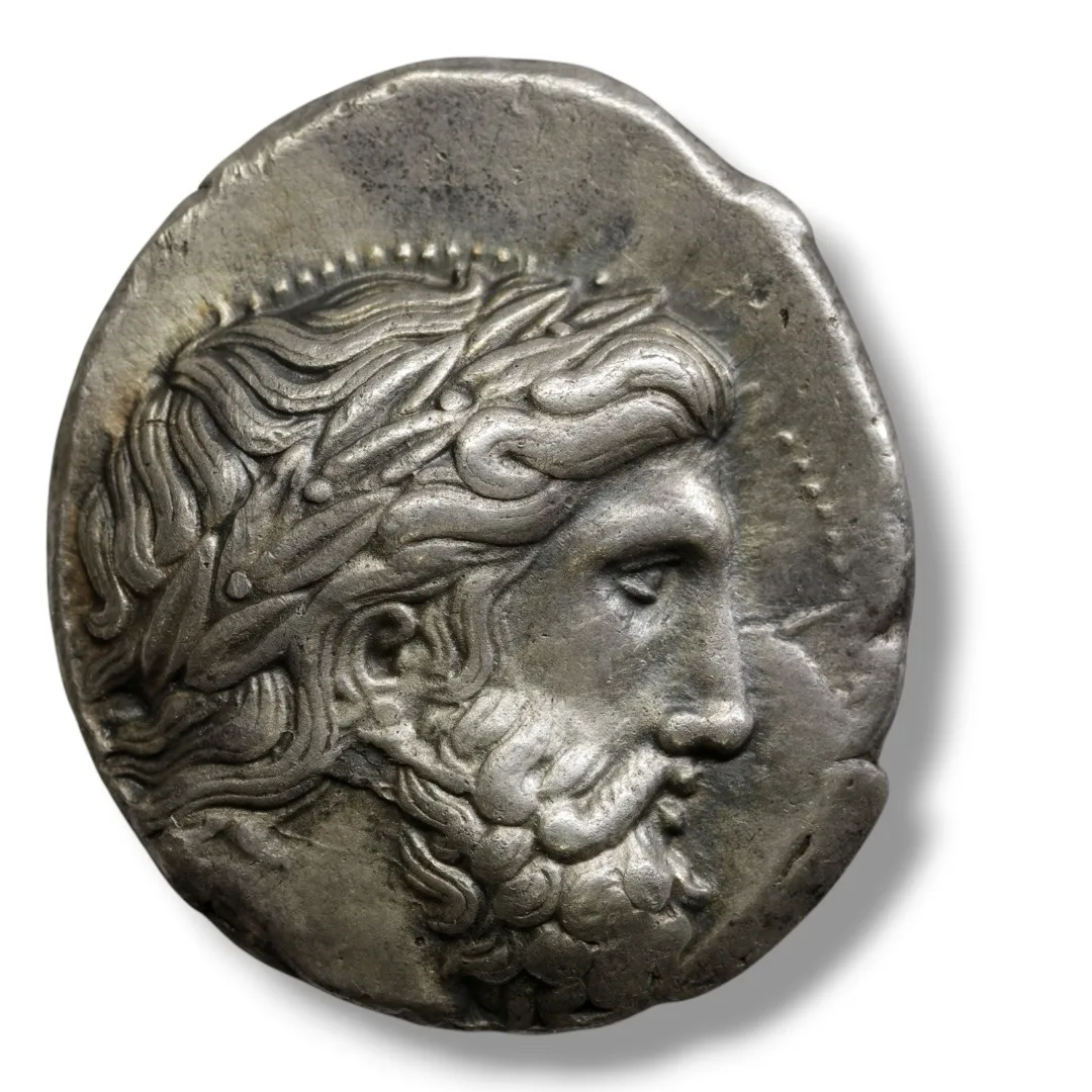 Philip II of Macedon 359-336 BC AR Tetradrachm 14.4g – Lifetime Issue – Horseman LEFT – Pella Mint.
