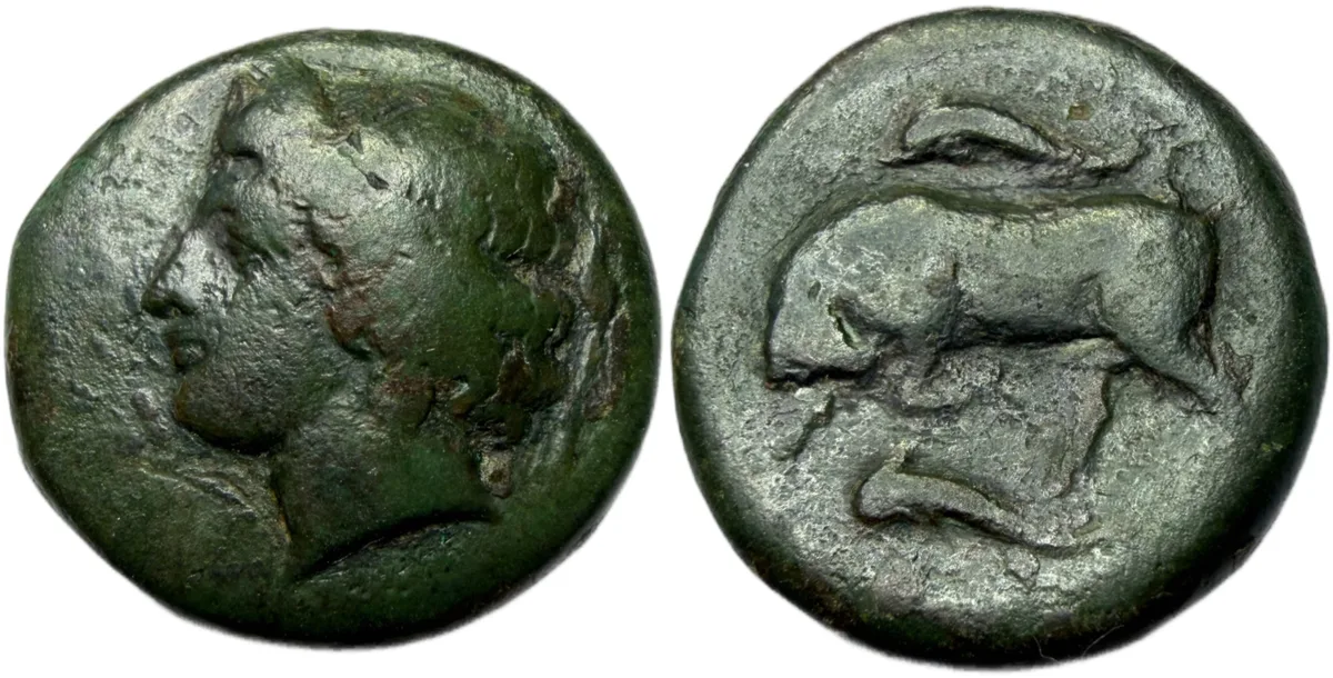 SICILY, Syracuse. Agathokles. circa 317-310 BC