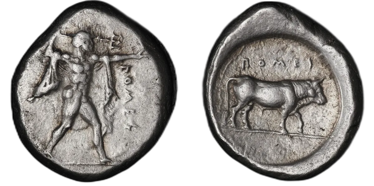 ITALY, Lucania. Poseidonia (later Paestum). AR Stater