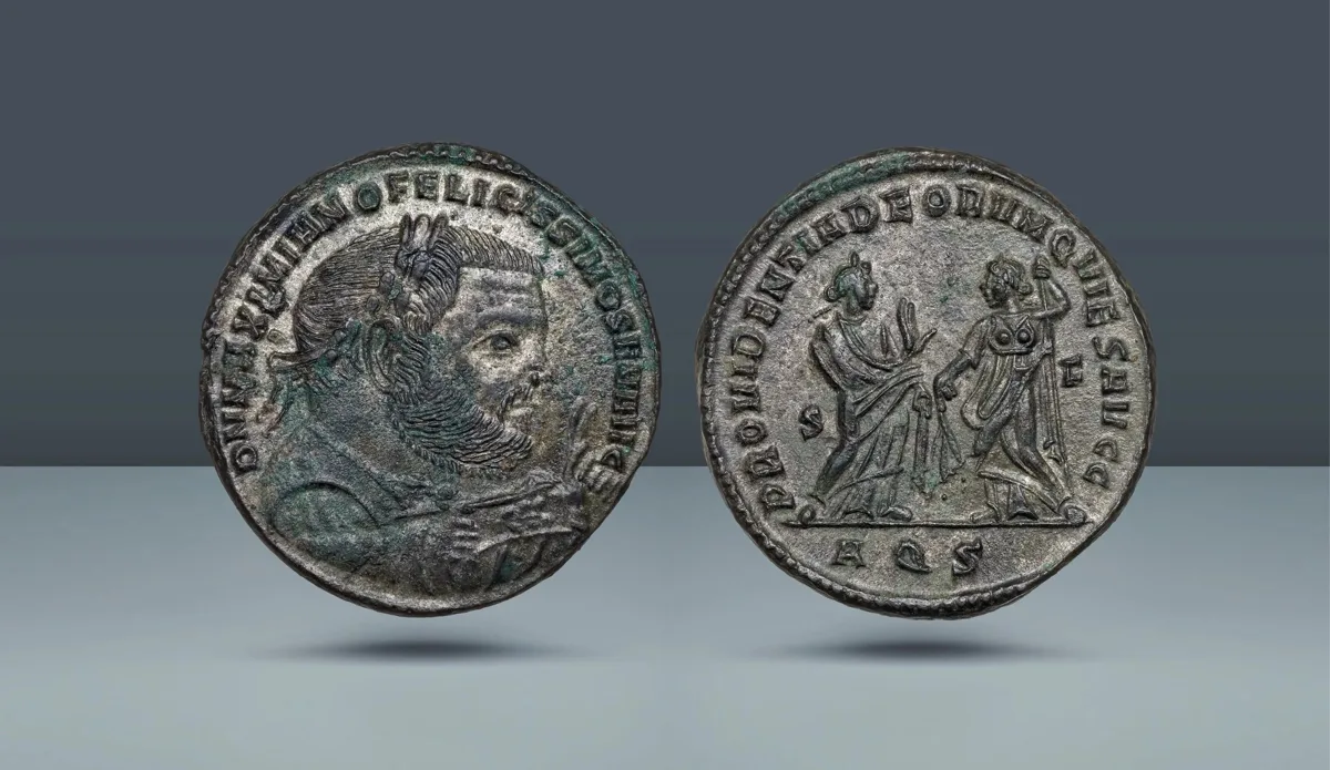 Maximianus Herculius as Senior Augustus. 286-305 AD. Later re-entry, 305-307 AD.