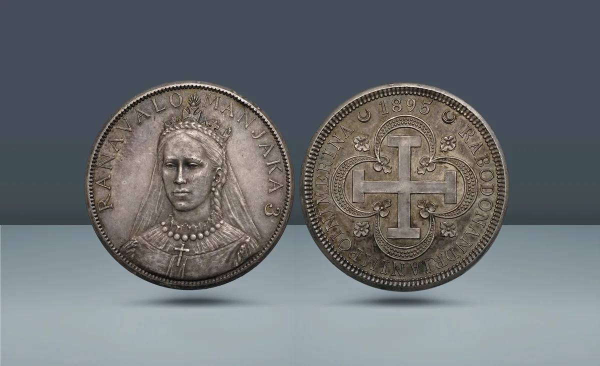 MADAGASCAR, Kingdom of Imerina. Ranavalona III, 1883-1897 , 1895