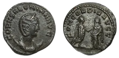 Salonina, wife of Gallienus Antoninianus Samosata circa 256-258, billon