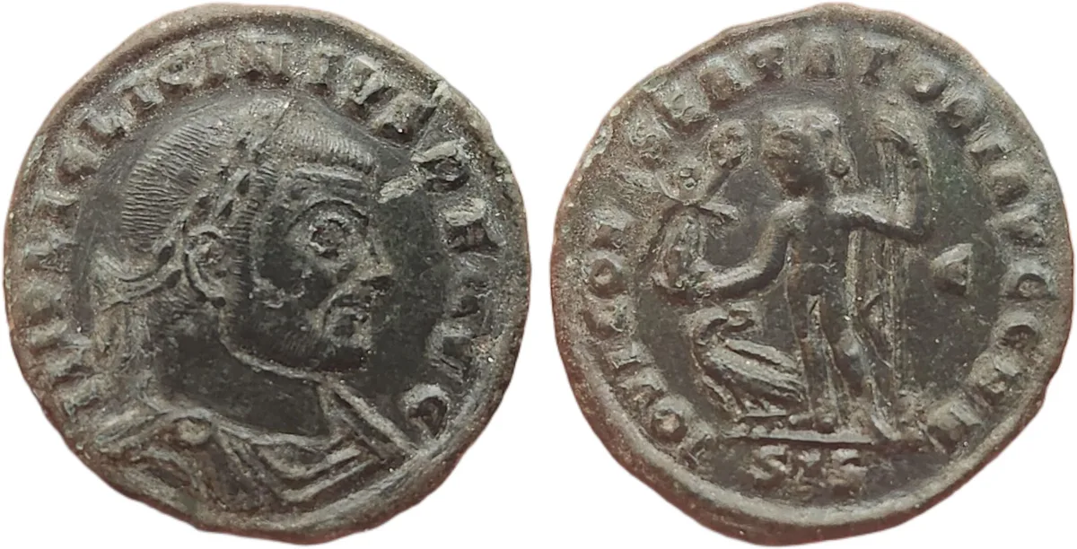 Licinius Follis, Blue Patina