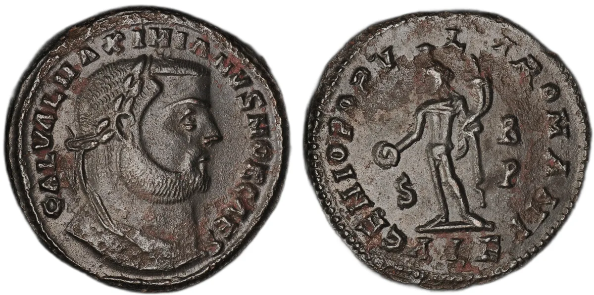 Galerius, follis, bronze, reign as Caesar 293–305, minted 303–304