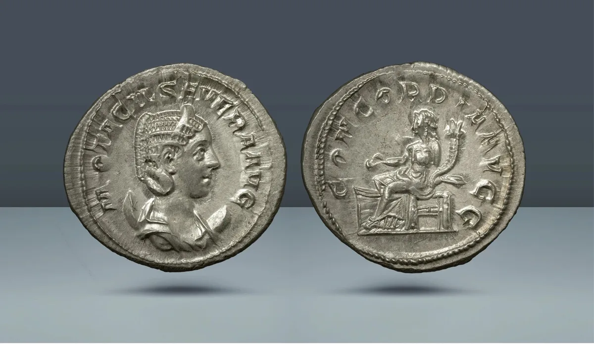Otacilia Severa, wife of Philip I. 244-249 AD. Rome