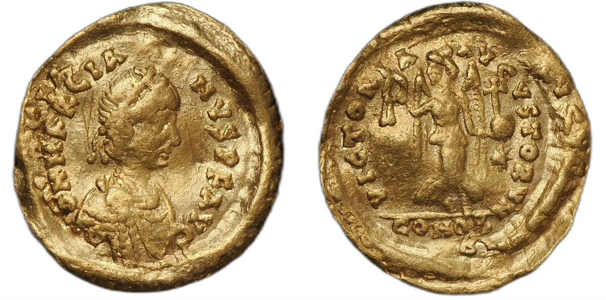Marcian, AD 450–457. AV Tremissis