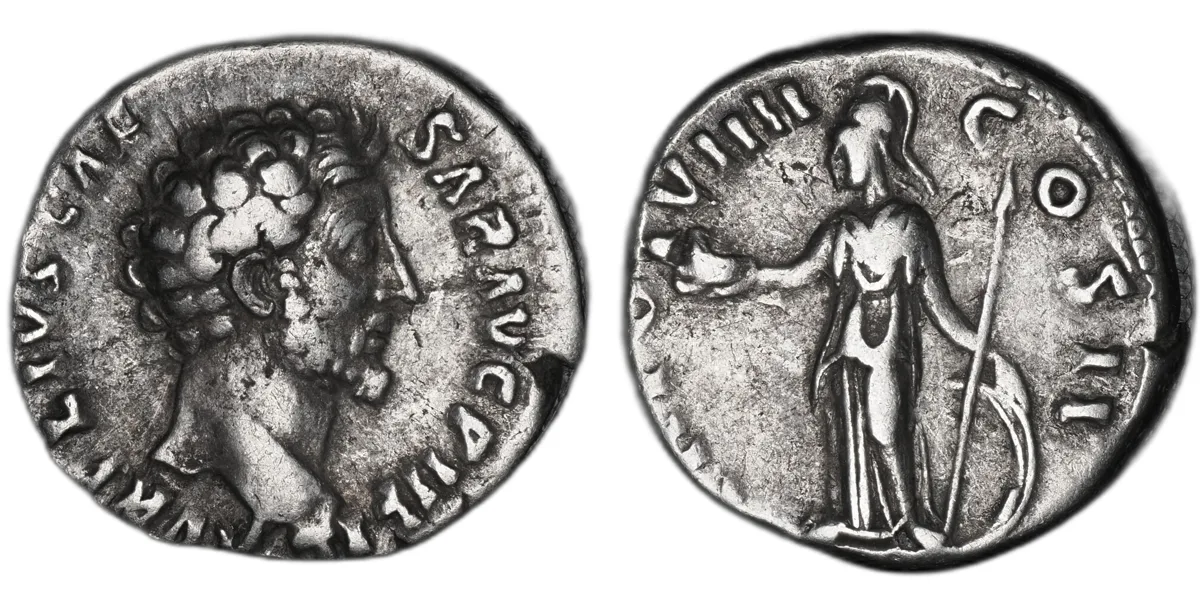 Emperor: Marcus Aurelius; Denomination: Denarius; Metal: Silver; Reign of