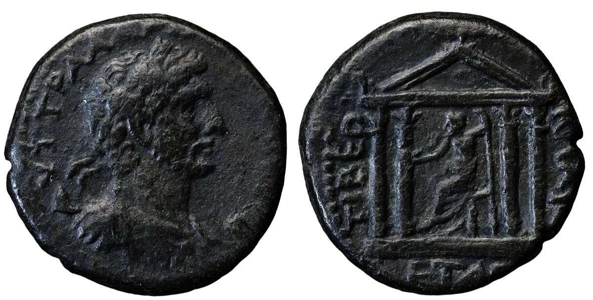 JUDAEA, Tiberias. Hadrian, AD 117-138. Æ 24