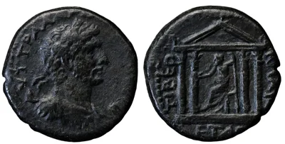 JUDAEA, Tiberias. Hadrian, AD 117-138. Æ 24