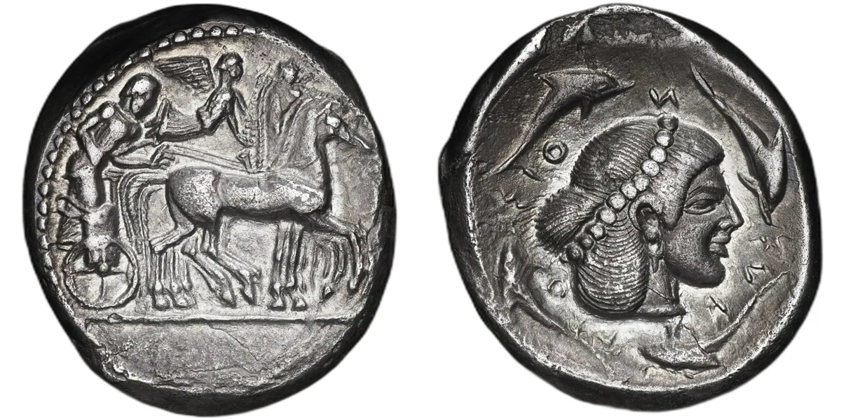 Sicily, Syracuse. Tetradrachm. Circa 485–479 BC.
