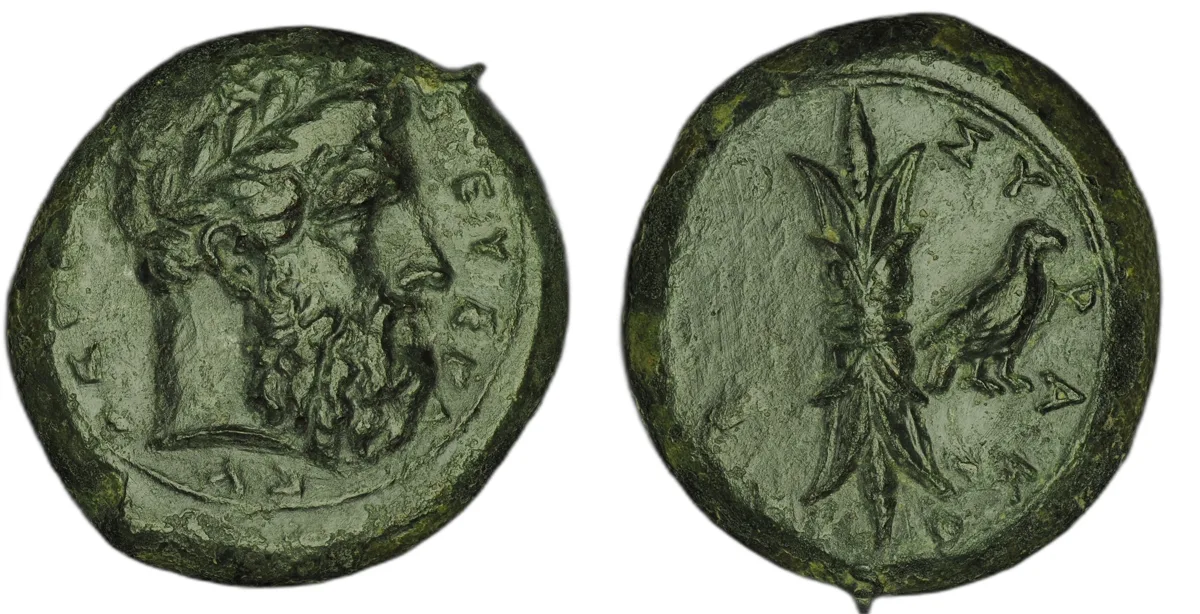 Syracuse (Sicily), Third Democracy, Hemilitron struck under Timoleon
