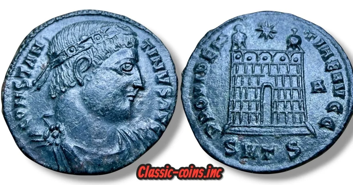 Roman Empire: Constantine I "the Great" (AD 307-337) AE Follis