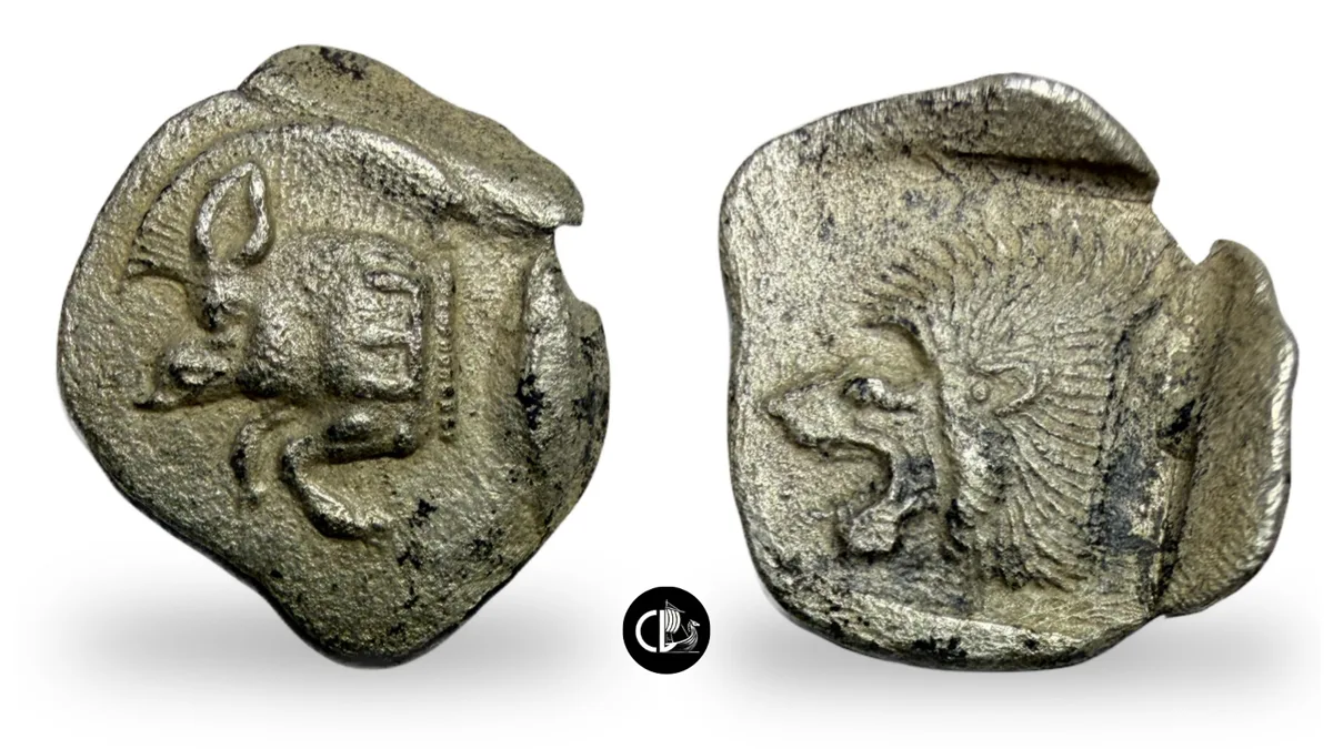 MYSIA, Kyzikos. Circa 450-400 BC. AR Obol