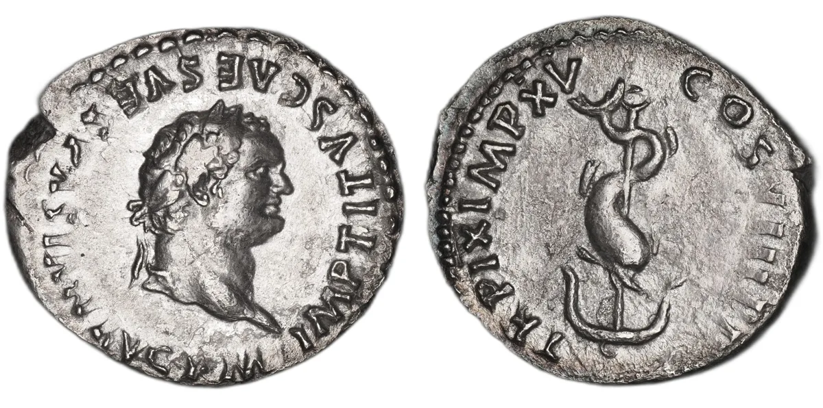 Denarius of Emperor Titus (reigned AD 79-81)