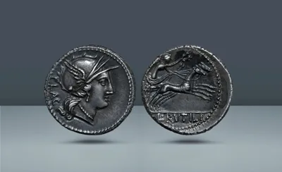 Roman Republic, Italy. L. Rutilius Flaccus, Rome, c. 77 BC