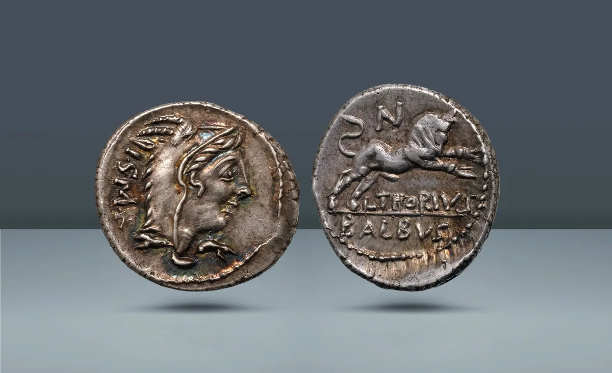 Roman Republic, Italy. L. Thorius Balbus, Rome, c. 105 BC