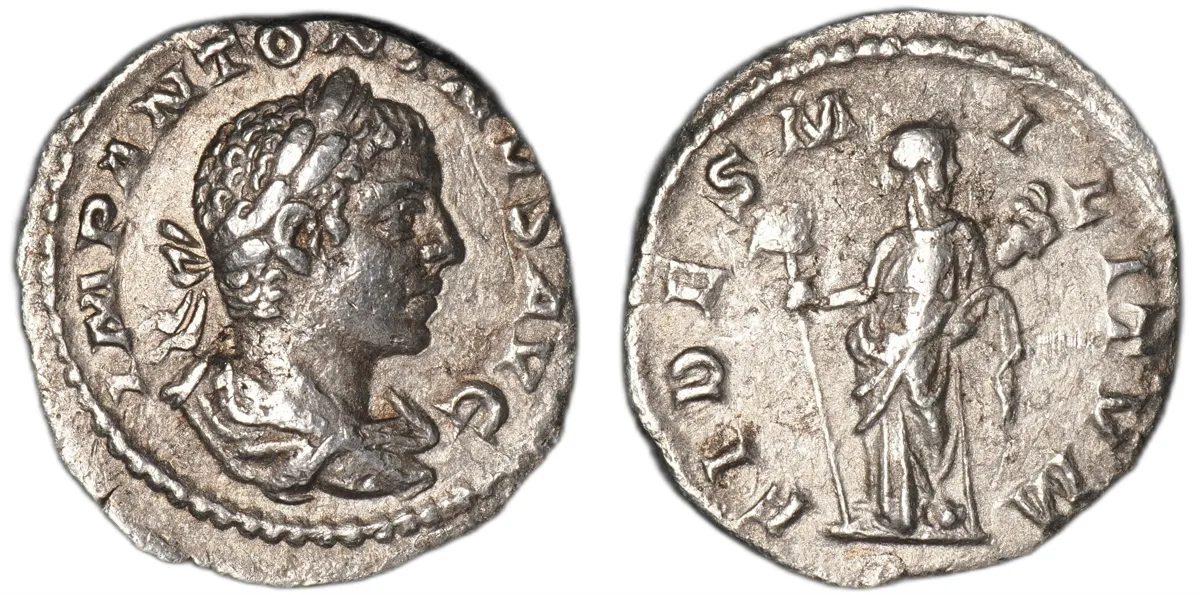 Elagabalus, denarius, silver, reign 218–222, minted 218–222