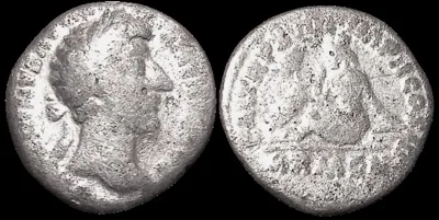 MARCUS AURELIUS as Augustus AD 161-180 (Struck 163-164 AD) AR 16.8mm 2.37gm Denarius, Rome