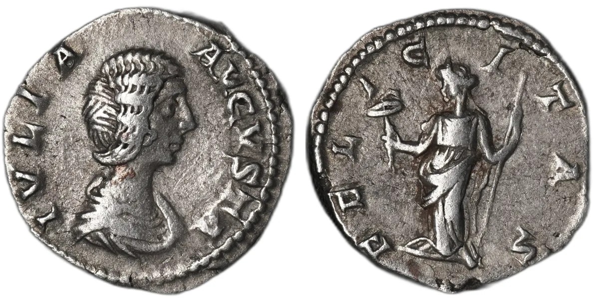 Julia Domna, Denarius, silver, reign 196-211, minted 196-211