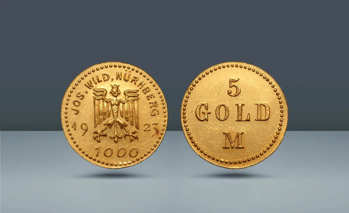 GERMANY, Nürnberg Stadtwappen. Dies by Josef Wild,   Nürnberg, 1923