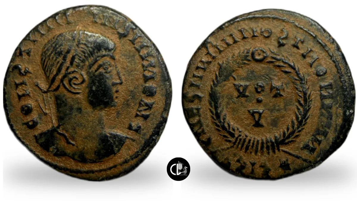 Constantine II. As Caesar, Follis. AD 320-321