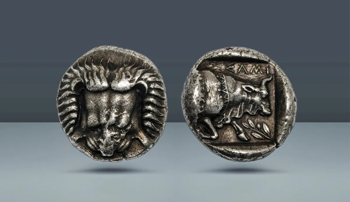 Islands off Ionia, Samos. 412-404 BC