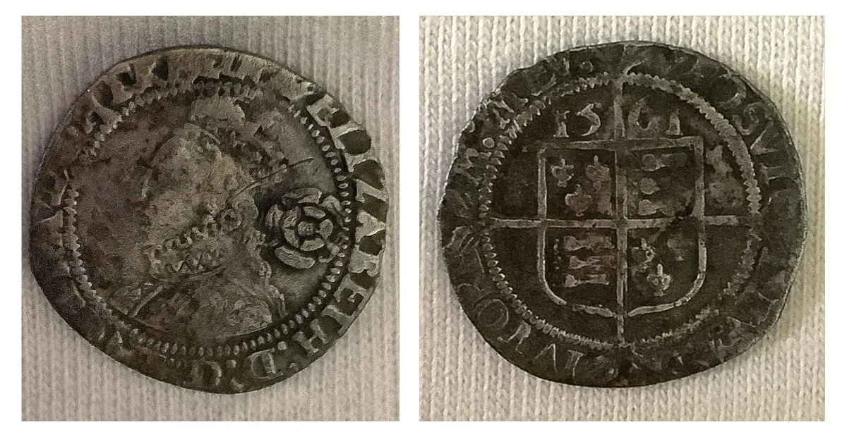 Elizabeth the 1st Threepence, 1561 era silver coin!