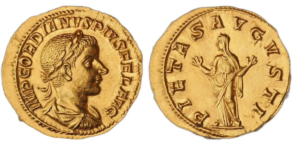 Gordian III, gold aureus, Rome mint, AD 238-244