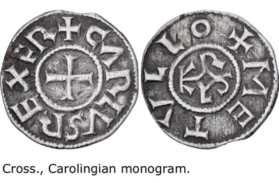 NGC XF ; CHARLEMAGNE ( Father of Europe) Denier