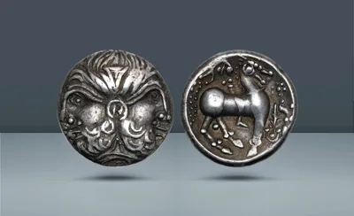 Eastern Celtic, Middle and Lower Danube. Imitations of Philip II of Macedon, Central Serbia, c. 2nd century BC