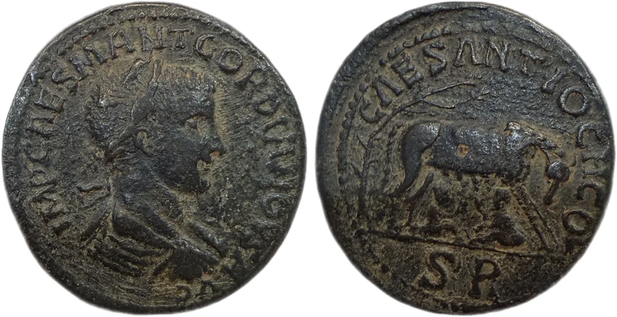 Roman Provincial Gordian III. AE 34. 238-244 AD. Antioch. Pisidia. Very Chunky
