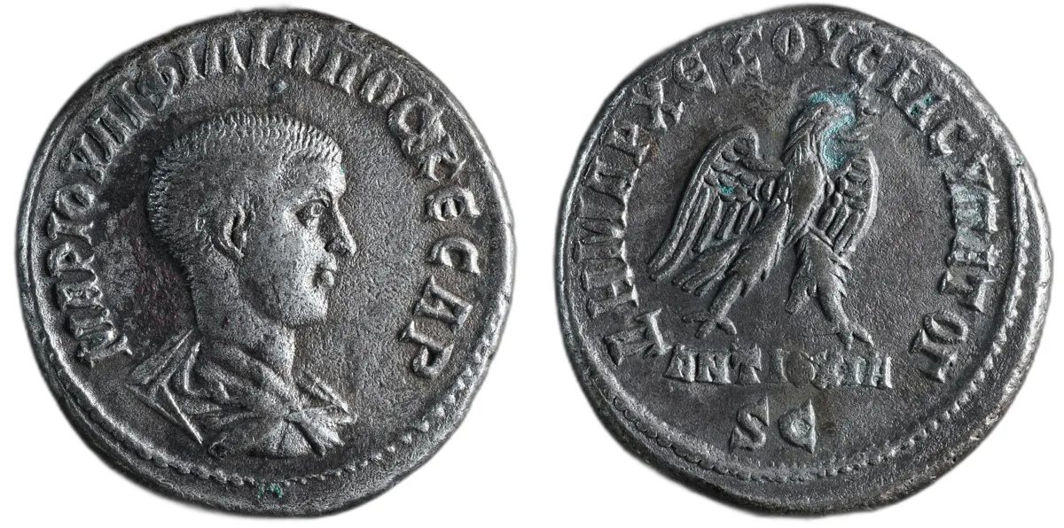 Philip II, as Caesar, 244-247, Tetradrachm