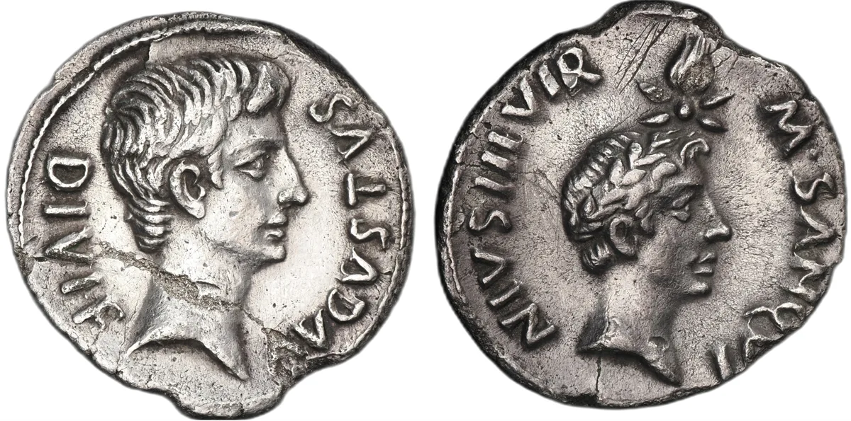Augustus. 27 BC–AD 14. AR Denarius
