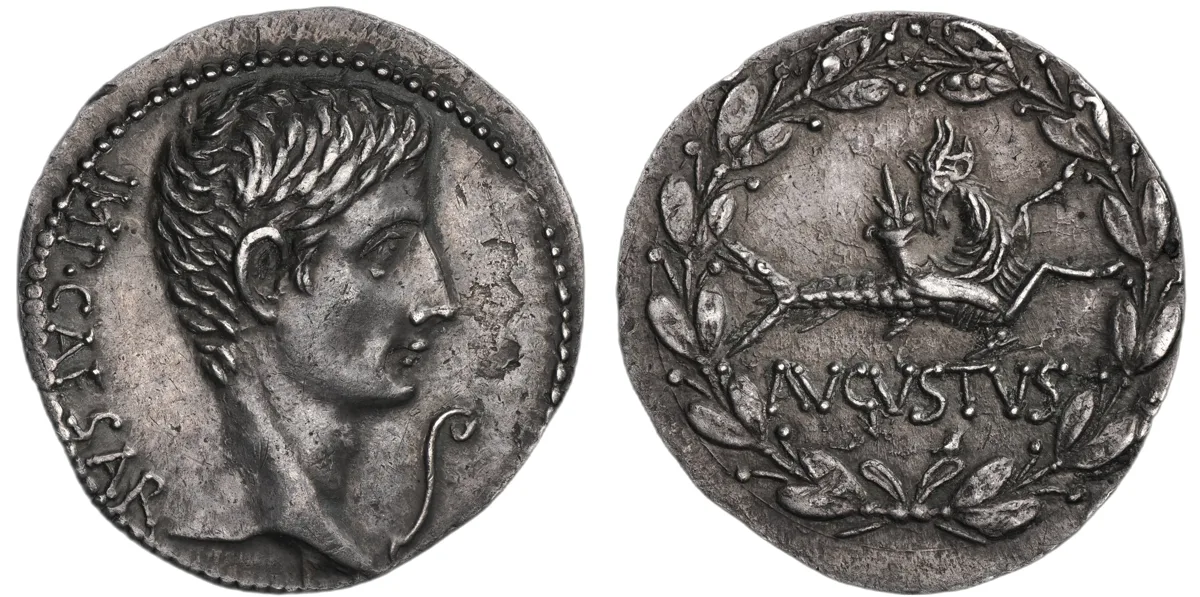 AUGUSTUS, 27 BC - 14 AD. Cistophorus, Pergamon, 27-26 BC.