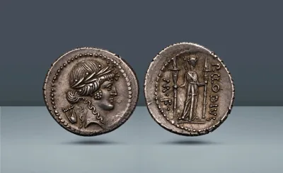 Roman Republic, Italy. P. Clodius, Rome, c. 42 BC