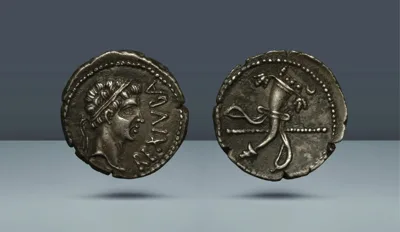 Kingdom of Mauretania, Juba II. Caesarea. 25 BC - AD 24