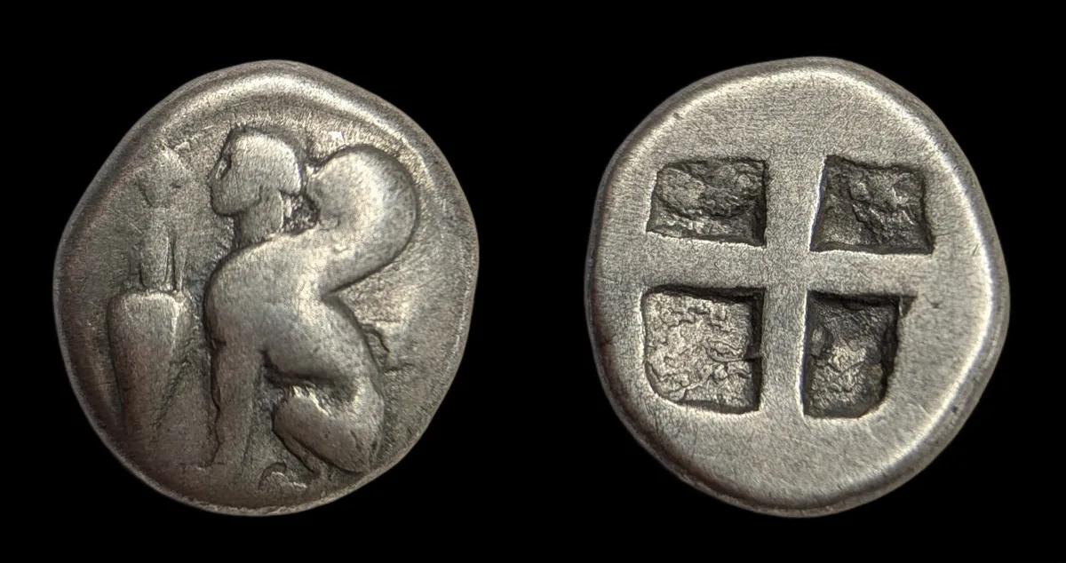 ISLANDS off IONIA, Chios, Circa 400-380 BC. AR Drachm