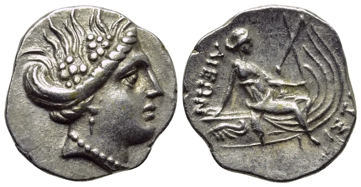 EUBOEA, Histiaia. Silver Tetrobol, 3rd–2nd centuries BC