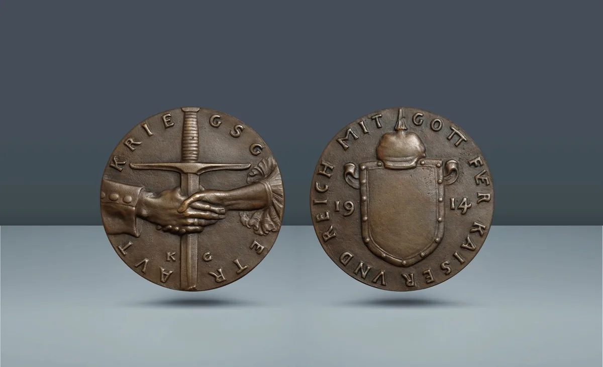 GERMANY. Medal from Karl Goetz. 1914.