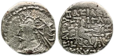 Indo-Parthian: Sanabares, Usurper circa 135-160, AR drachm