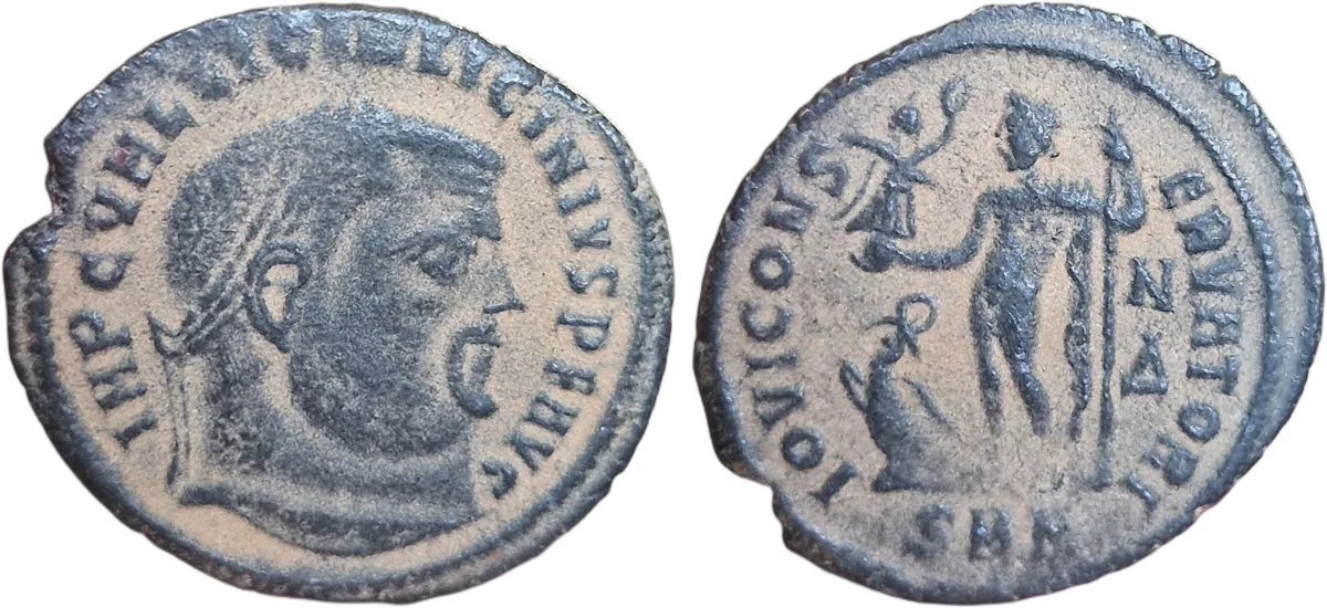 Licinius I follis AD 308-324.